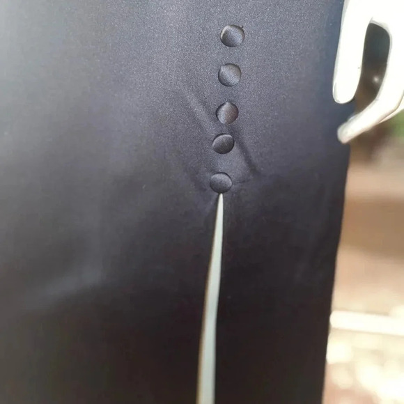 - PLUS SIZE ALEX EVENINGS BLACK FRONTSPLIT SKIRT ZIP & ELASTICBACK SIZE 16 - Picture 5 of 16